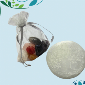 Tree of Life Charging Plate (8cm) & Crystals