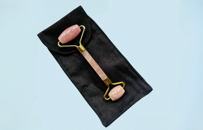 Gem Face Roller - Trust & Harmony (Rose Quartz) - Image 3