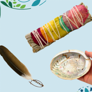 Smudging Set - 7 Chakra Rose Petals