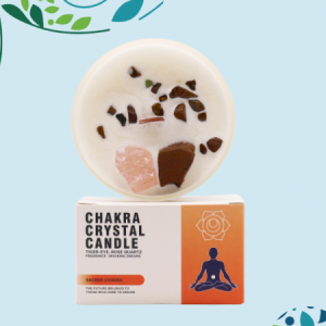 Chakra Crystal Candle – Sacral Chakra